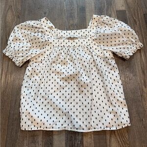 3/$20 LOFT Polka Dot Blouse
